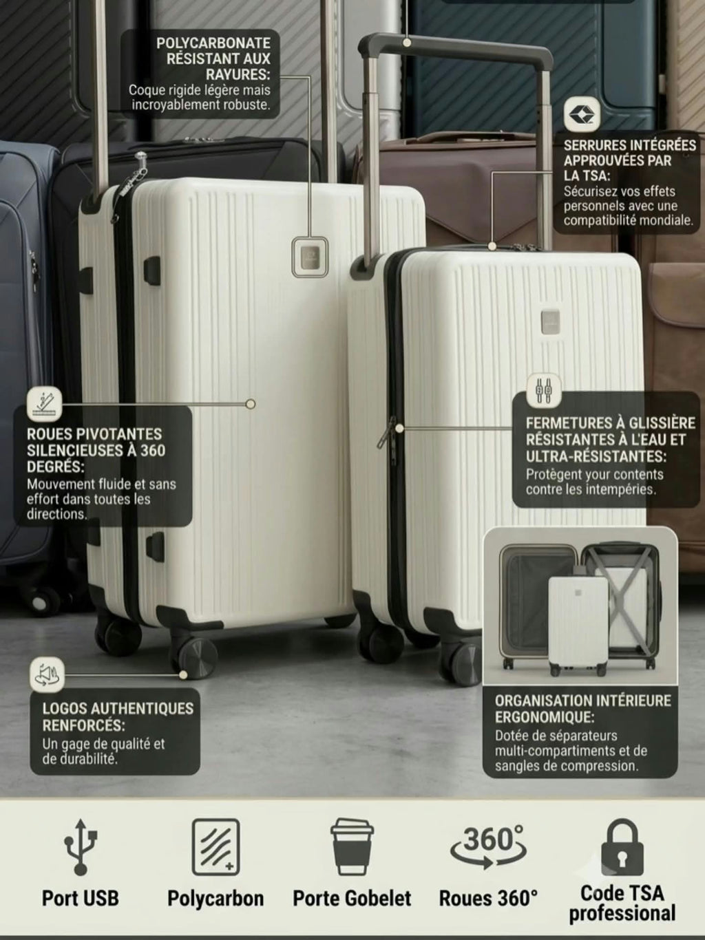 Série 2 Valises KL