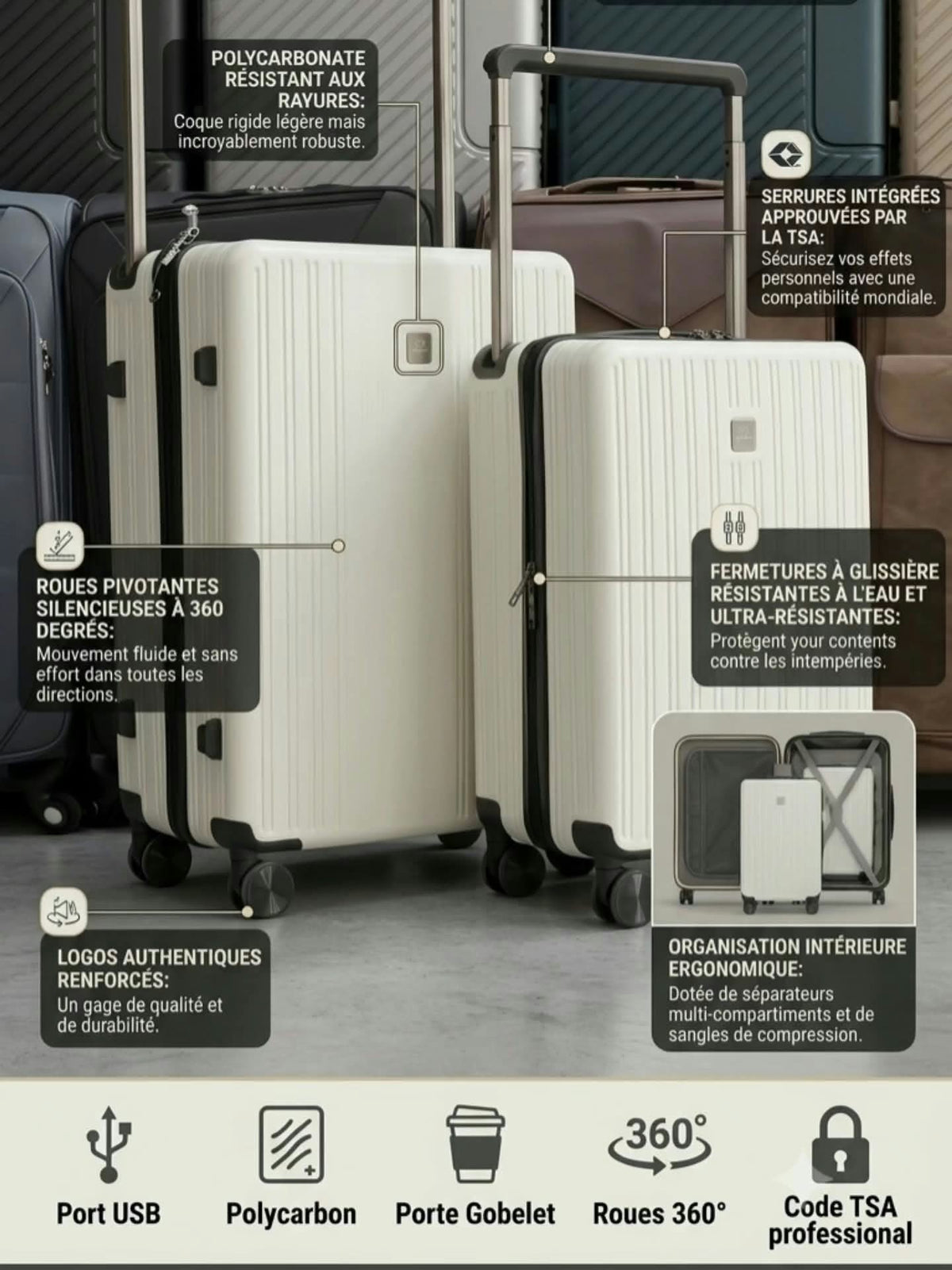 Série 2 Valises KL